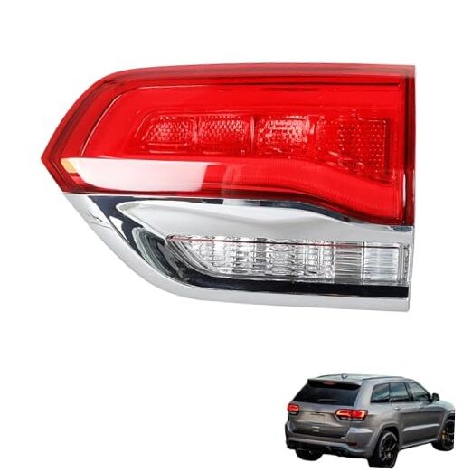 Tail Light Rear Light Assembly Inner Passenger Side Clear Lens Replacement for