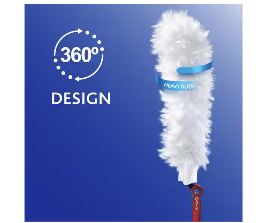 O-Cedar Flex & Catch Heavy Duty Dusting Kit 3ft Extendable 5 Refills