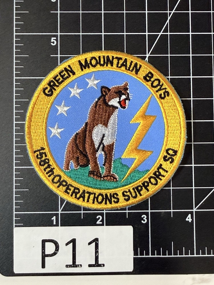 USAF 158th Operations Support Squadron - Vermont Air National Guard Patch