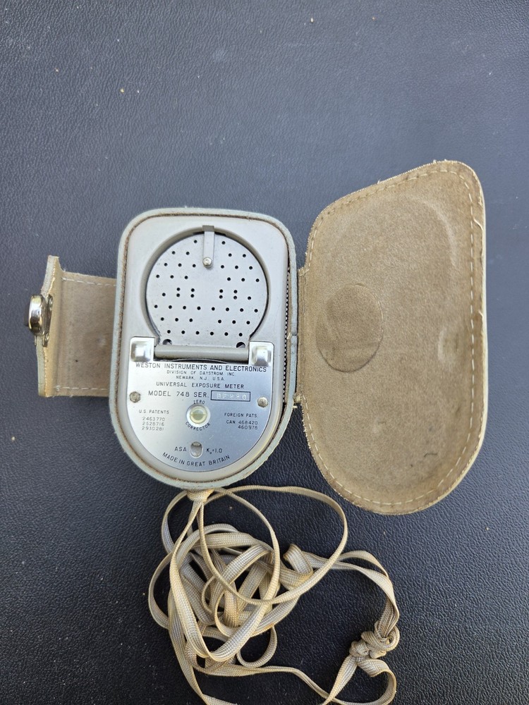 Argus Analog Exposure Meter for Camera with Case