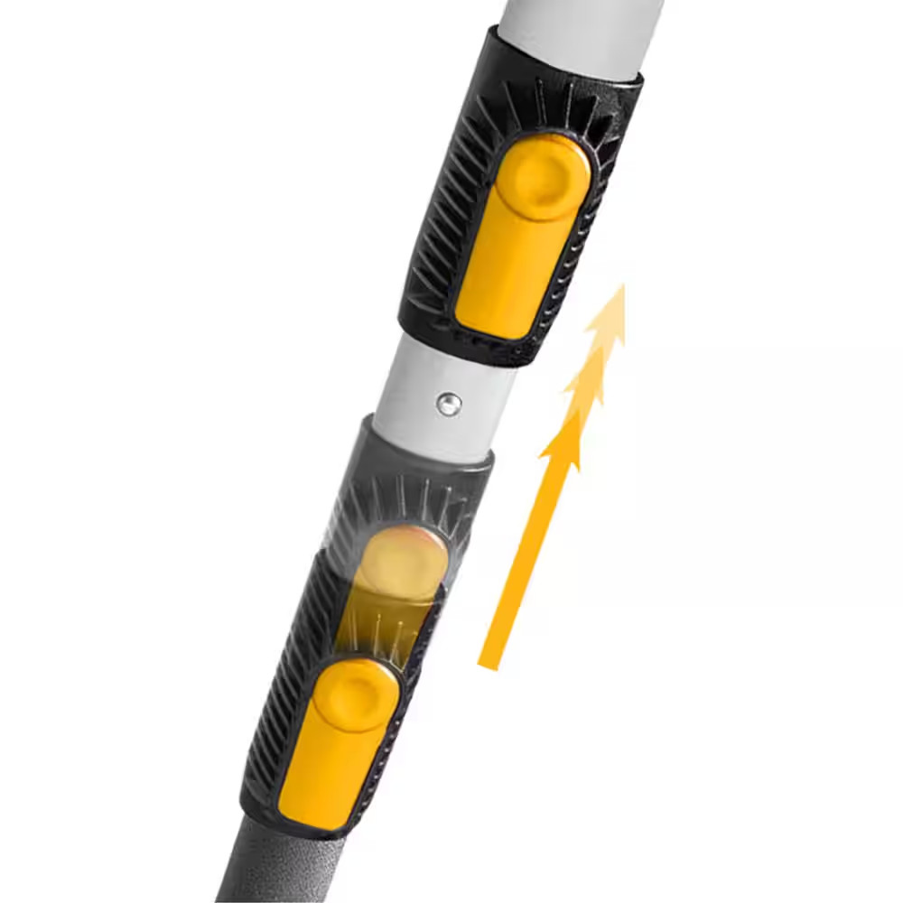 86 In. Aluminum Handle 17 Ft. Telescoping Roof Rake