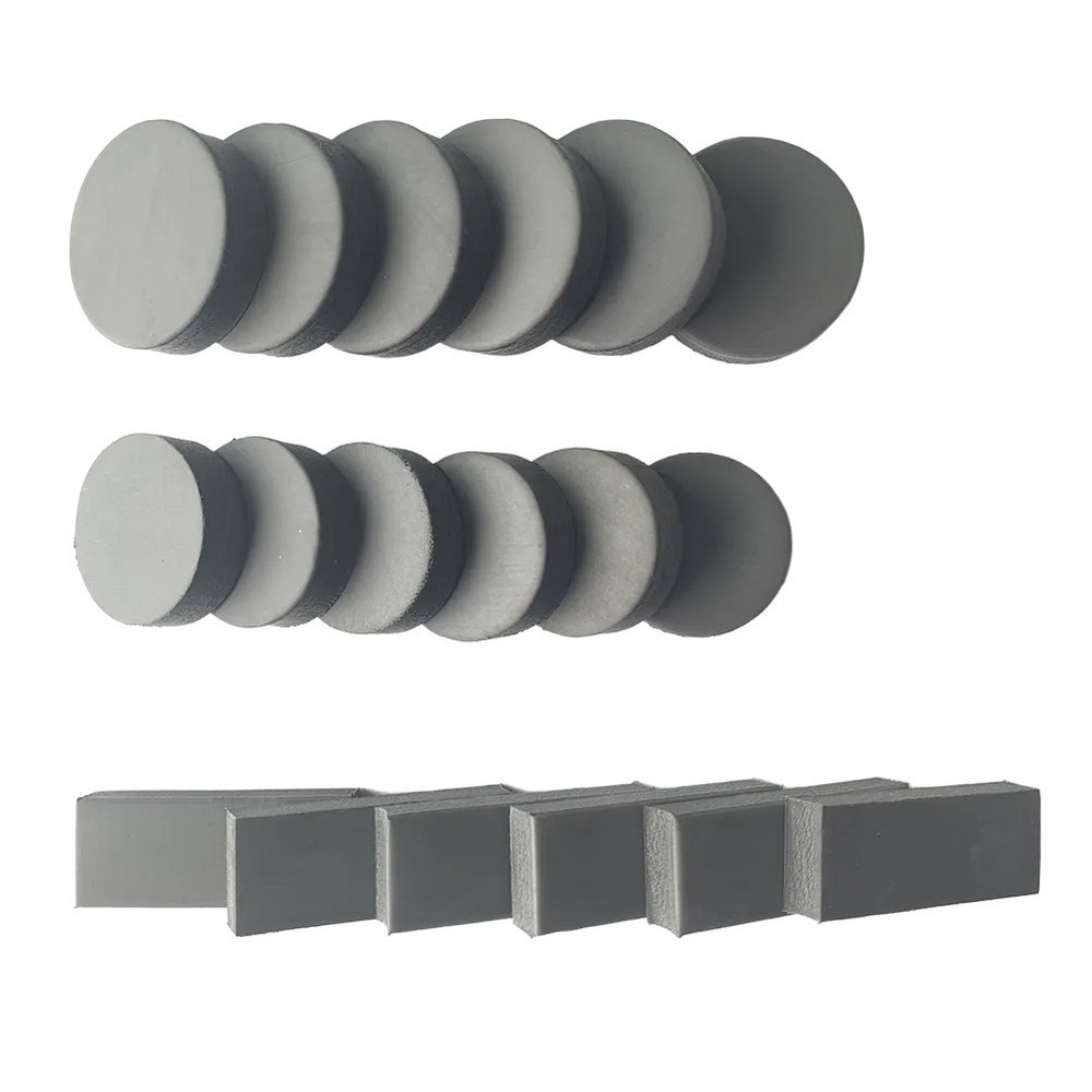 Photosensitive Stamp Pads 18pcs 7mm Thick Square Round and Rectangular Sizes