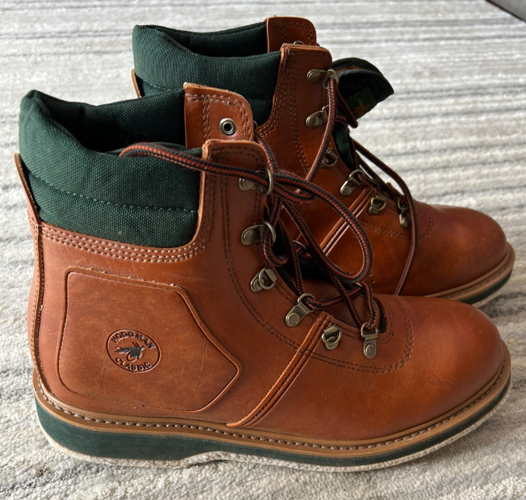 Hodgman Classic Wading Boots Men's Size 11 Felt Sole Pre-Owned