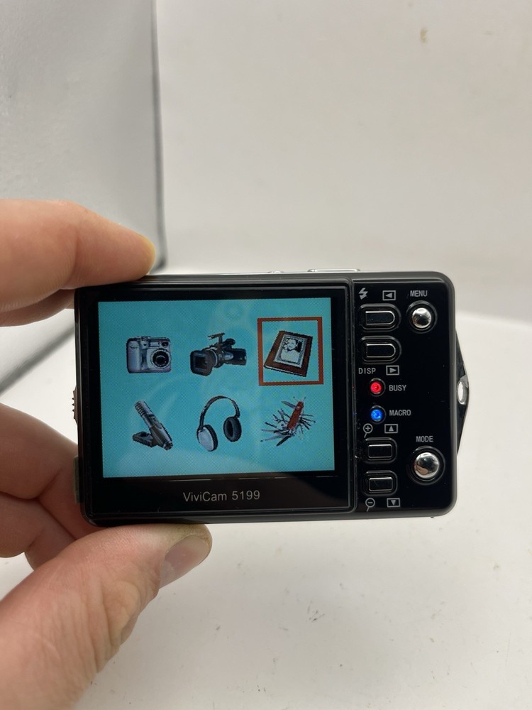 Vivitar ViviCam 5199 Digital Camera 5MP Black – Fully Working – Compact Camera