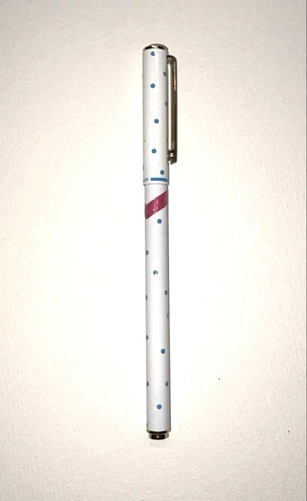 Sailor polka dot cap ballpoint pen #a19fa3