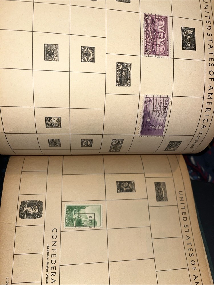 The Modern Collectors Postage Stamp Album Whitman Publishing is Used Age Damage