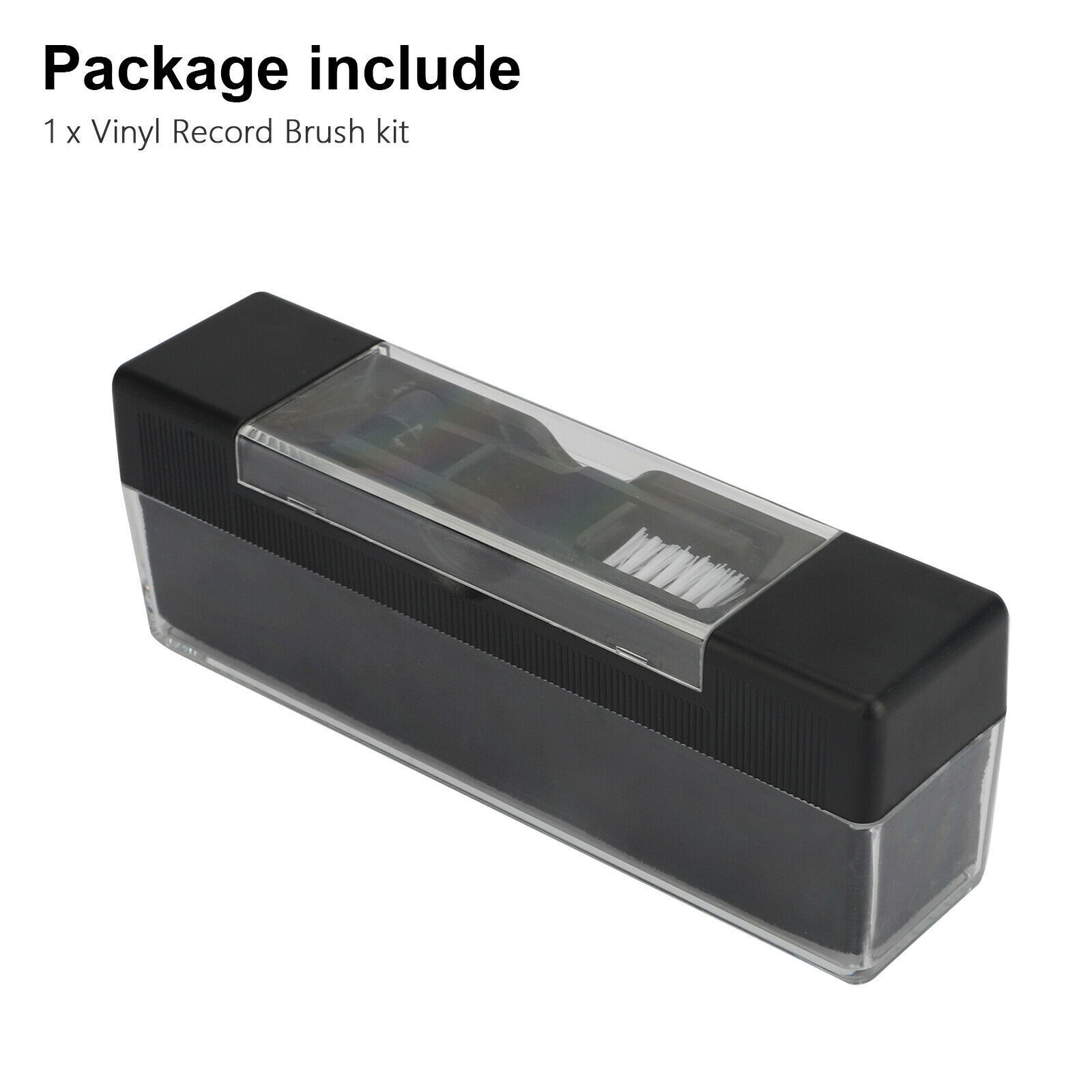 3in1 Vinyl Record Cleaning Brush Set Stylus Velvet Anti-static Cleaner Tool Kit