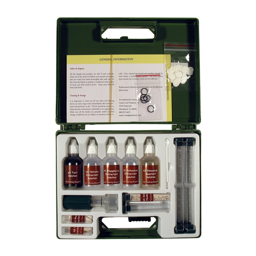 Luster Leaf 1663 80 Professional Soil Test Kit - PH & Nutrient Tester