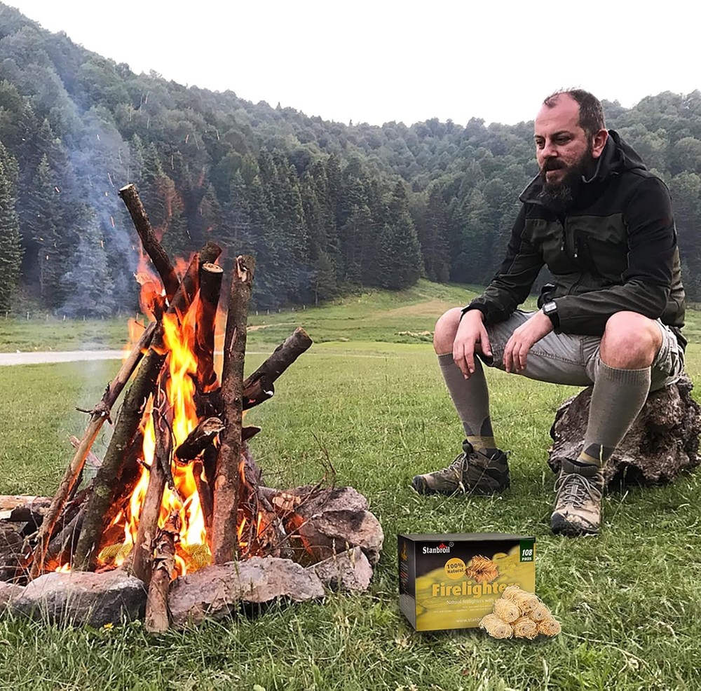 Compact 108 Pack Fire Starters - Ideal for Quick Fire Starting Anytime, Anywhere