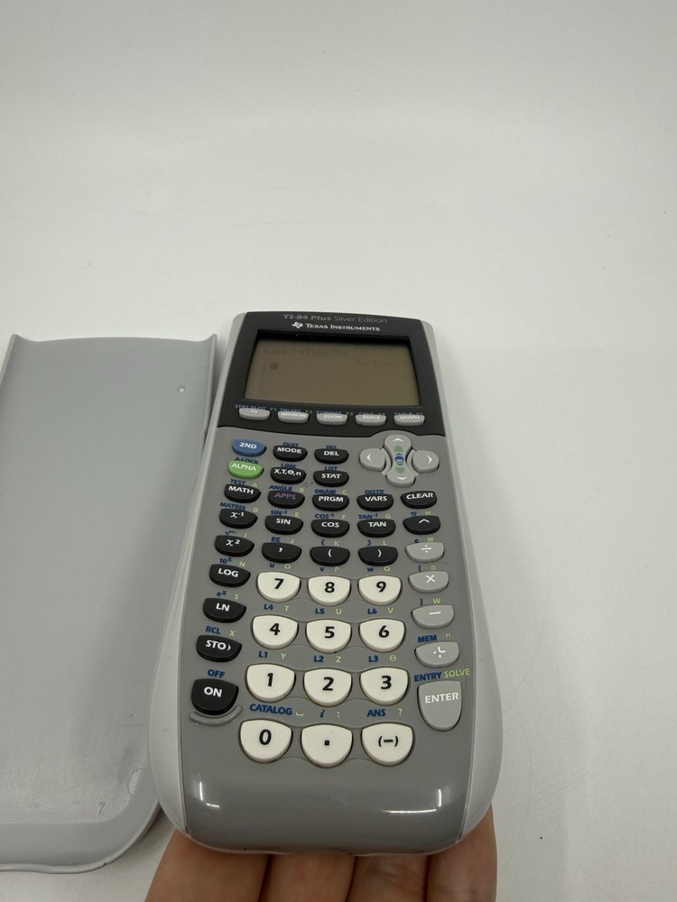 Texas Instruments TI-84 Plus Silver Edition Graphing Calculator Gray TESTED