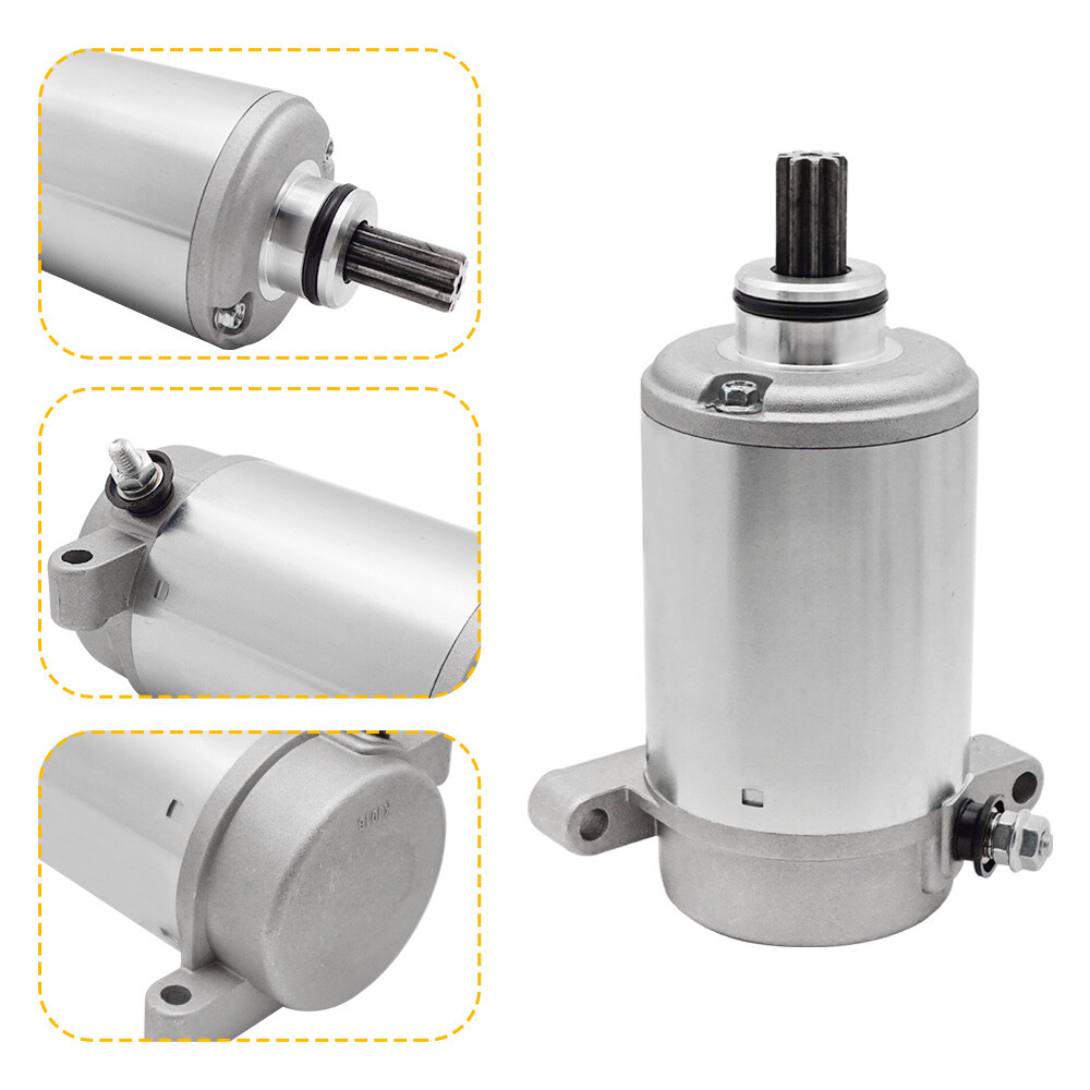 Starter Motor & Relay for Yamaha Wolverine 350 YFM350 YFM350FX 4x4 1995-2005