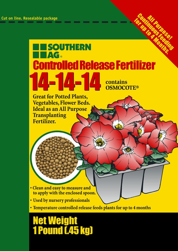 Controlled Release 14-14-14 Fertilizer - 5 Lb.