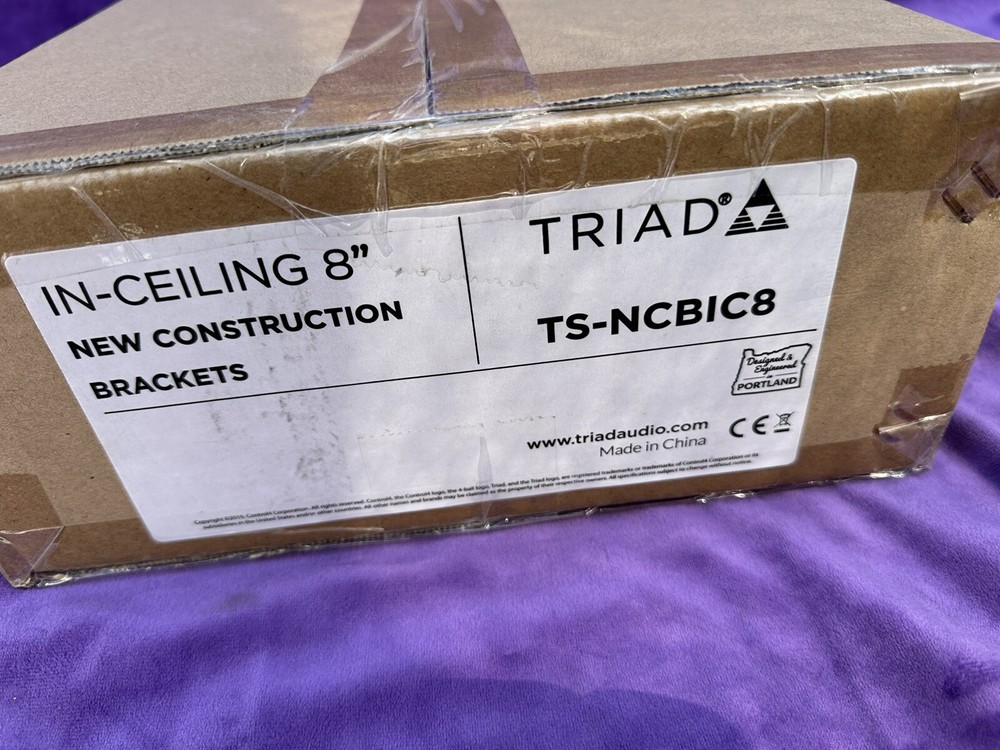 Triad 8" New Construction In-Ceiling Brackets TS-NCBIC8 (6 Pack)
