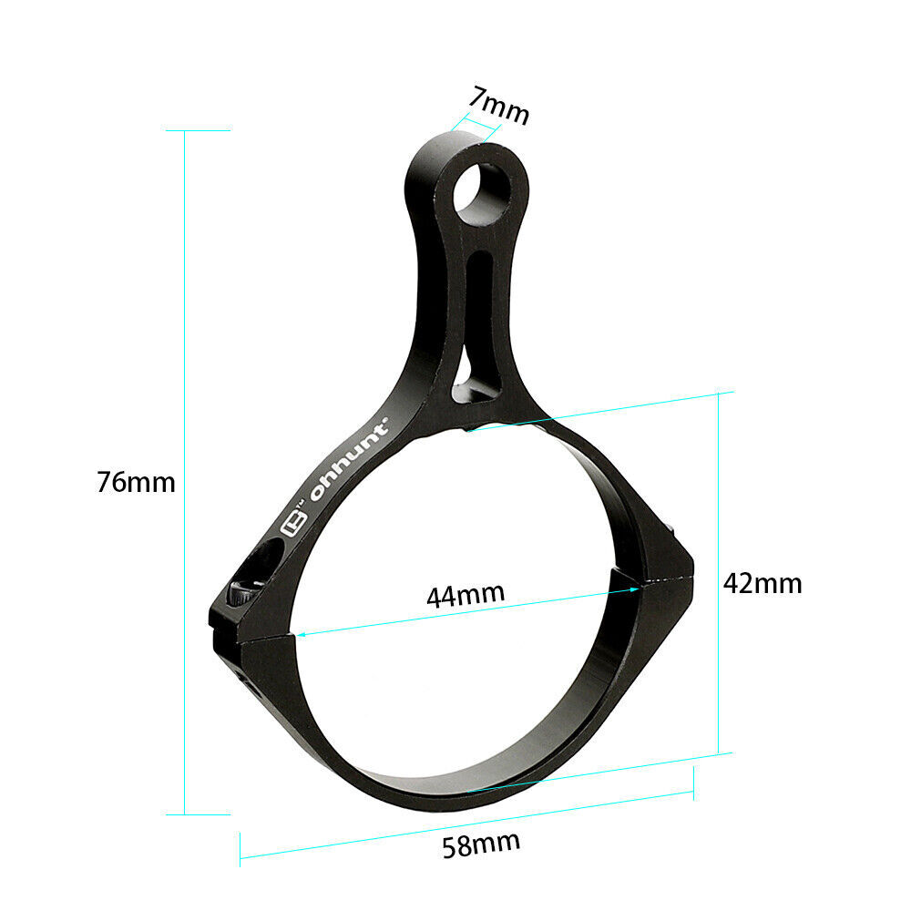 Optics Switch View Throw Lever 1.739 inch 44mm Tactical Scope Adapter