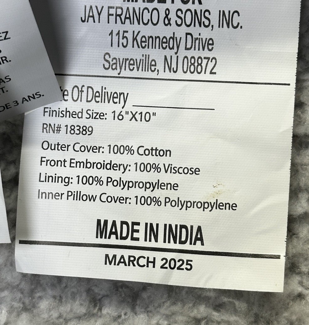 Harry Potter Mischief Managed Throw Pillow 9.5"x15" Blue Lumbar Cushion New