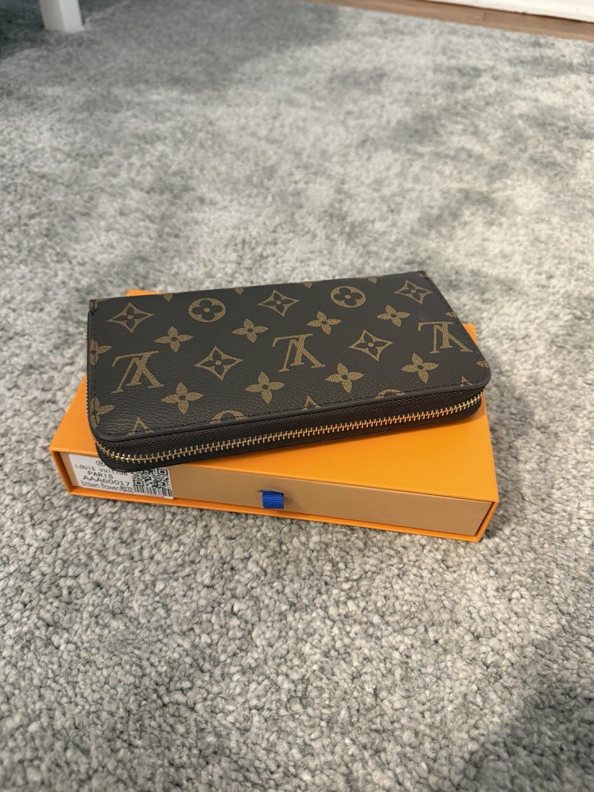 Louis Vuitton Monogram Zippy Zip Wallet Brown Long Wallet