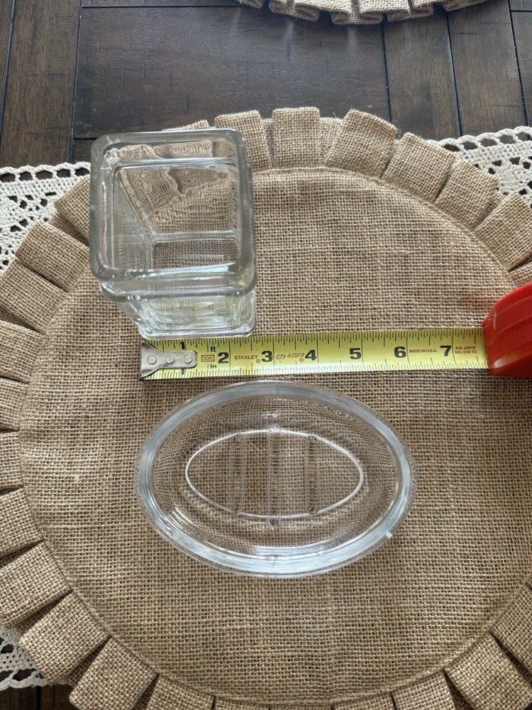 Clear glass Bathroom Set (2 Pieces)