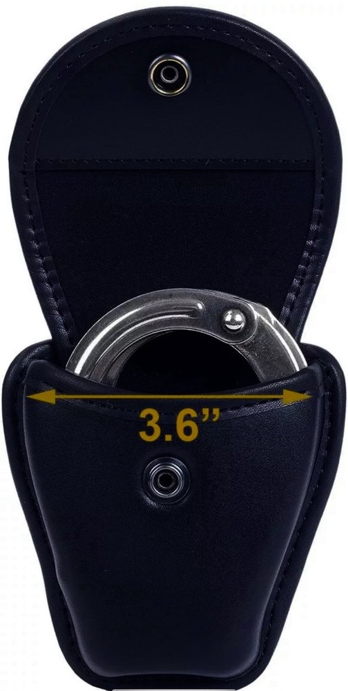 BlackHawk Black Single Handcuff Pouch Molded Solid Plain Finish 44A100PL - USA