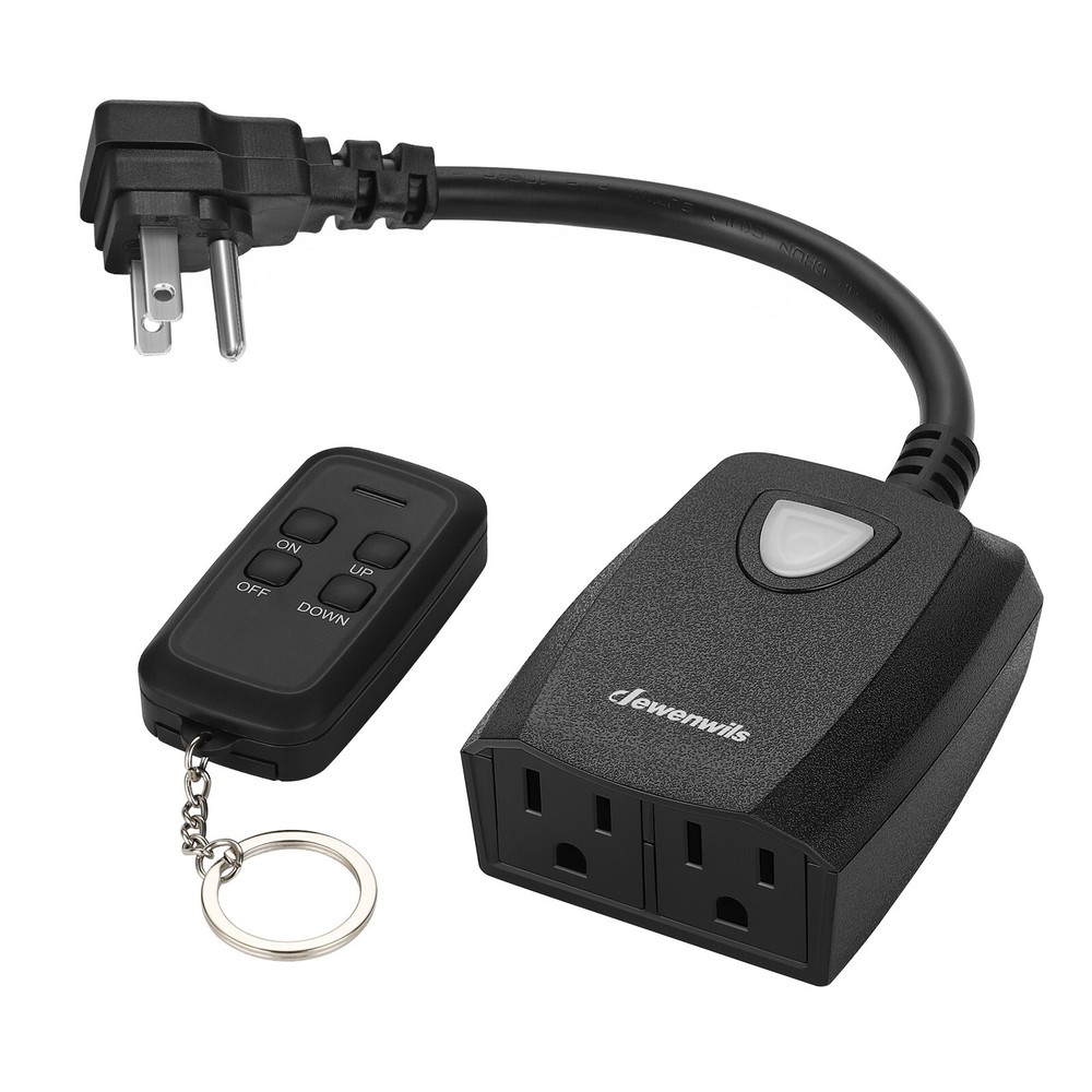 DEWENWILS Outdoor Dimmer for String Lights  Plug in Remote Control Light Dimmer
