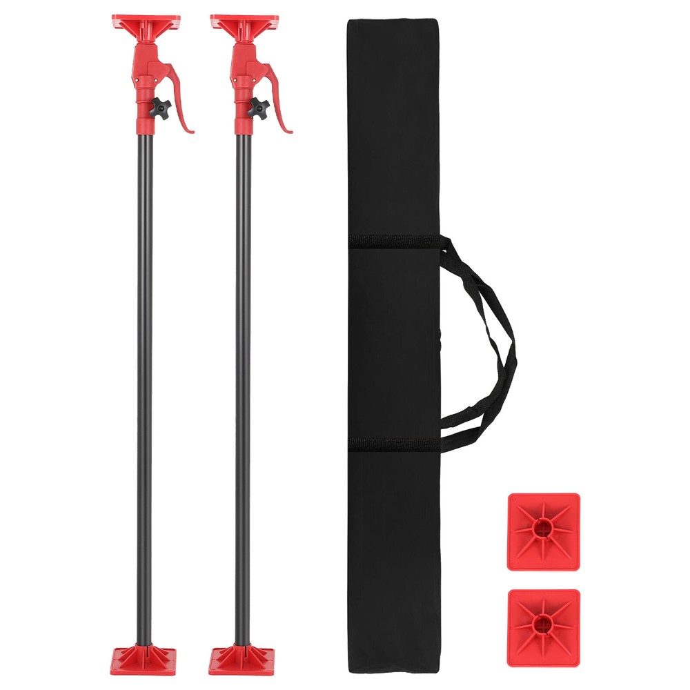 Cabinet Jack Support Pole, 45"-114" Third Hand Tool, Adjustable Support Pole 2PC