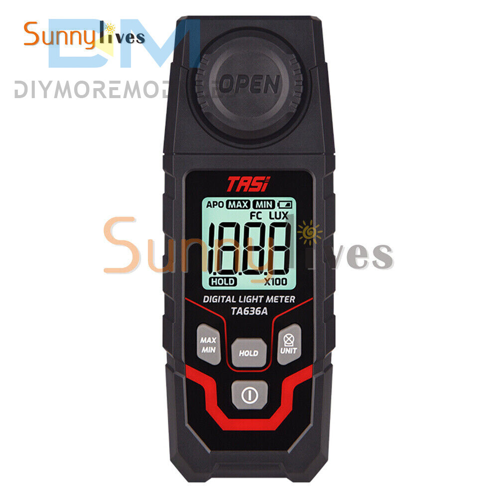 Handheld Digital Light Lux Meter Illuminometer Luminometer 0.1~20000Lux Detector