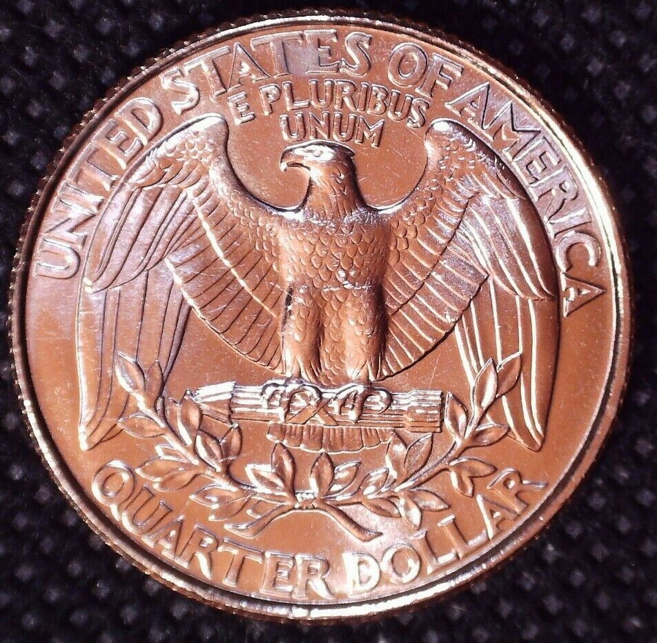 1998-D Washington Quarter 25(C) Uncirculated BU Last Year Eagle