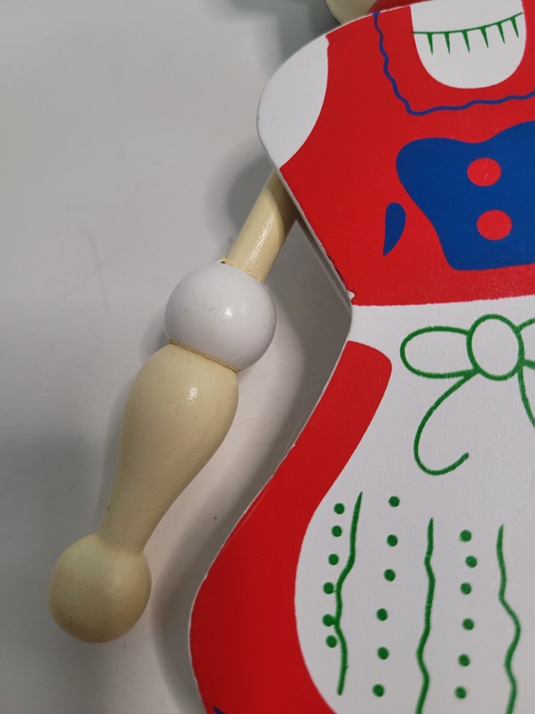 Wooden Pull String Toy Jumping Jack Figure Pull String Marionette