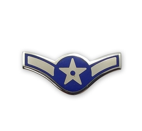US Air Force E2 Airman Brite Pin (pair)