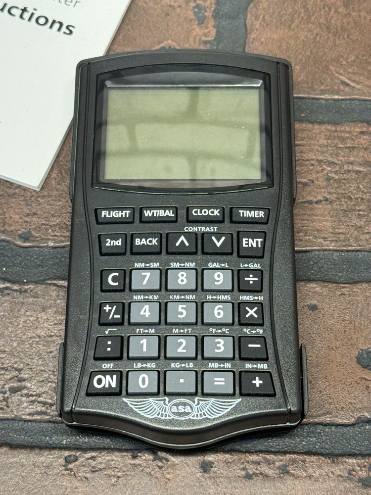 Air Classics ASA-CX2 Pathfinder Flight Planning Computer w/Original Box +Manual