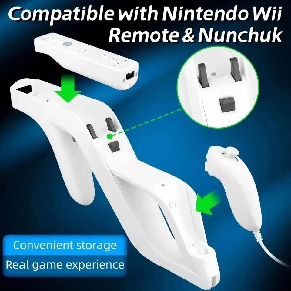 1PC Zapper Gun For Nintendo Wii Remote right left Controller wii Zapper