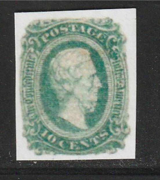 Confederate States Davis 10cent  Scott # 11d  REPLICA **See Pic** @
