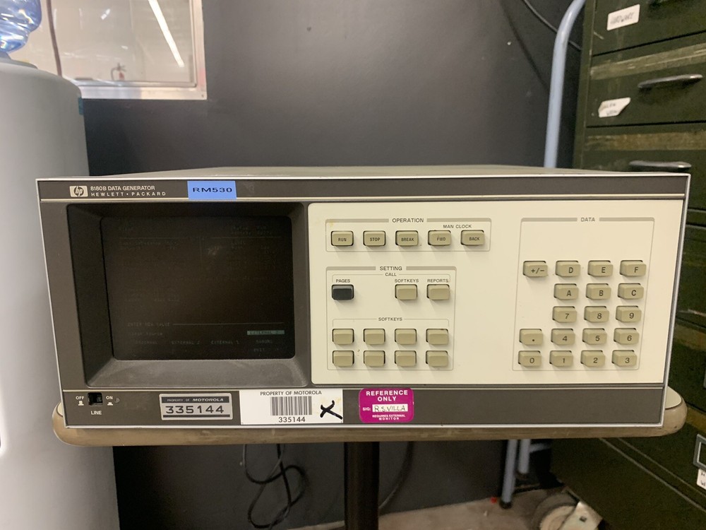 HP Agilent Keysight 8180B Data Generator - Power Tested