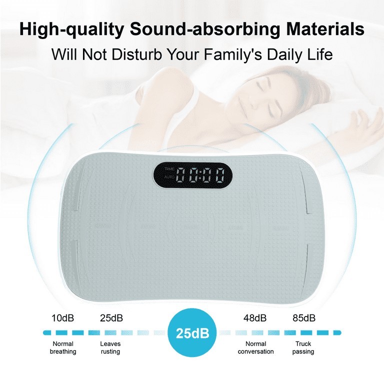 Viswild Full Body Vibration Platform Exercise Machine Gray No Remote Control