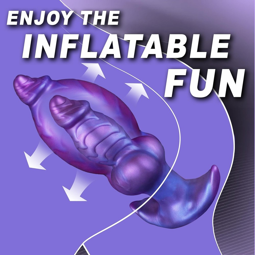 Inflatable Butt Plug Large Butt Plug, Inflatable Dildo Knot Plugs XL Buttplug Pr