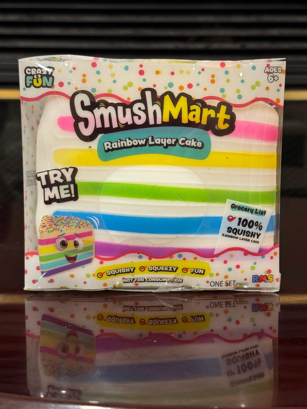 Smush Mart Rainbow Layer Cake