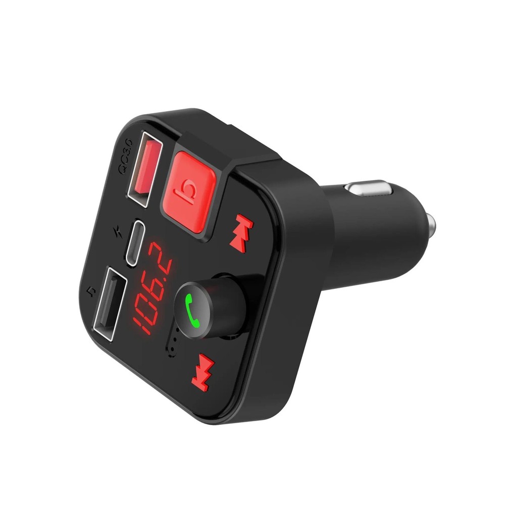 Digital Sunflash SF-86C Bluetooth Car FM Transmitter +MP3/Hands-Free+USB Charger