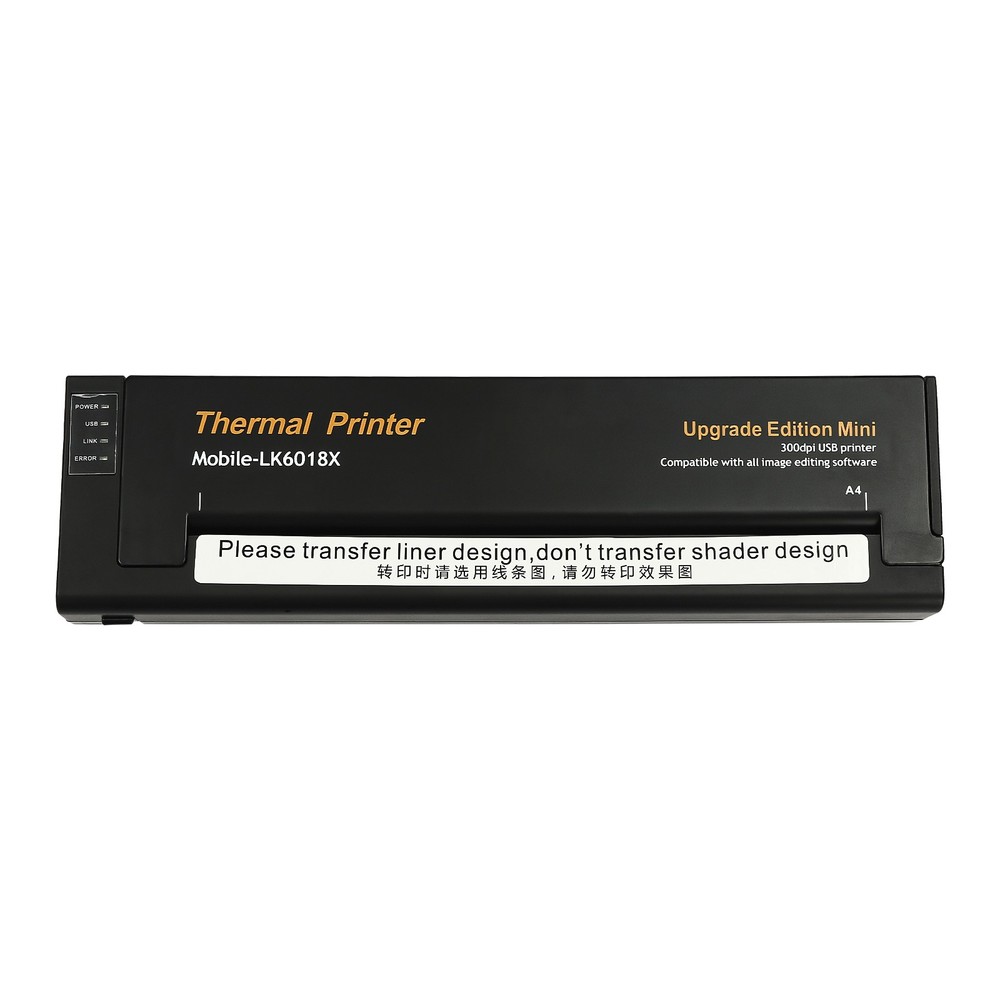 A4 Printer Portable Tabletop Thermal Printer Electric Printing Transfer Machine