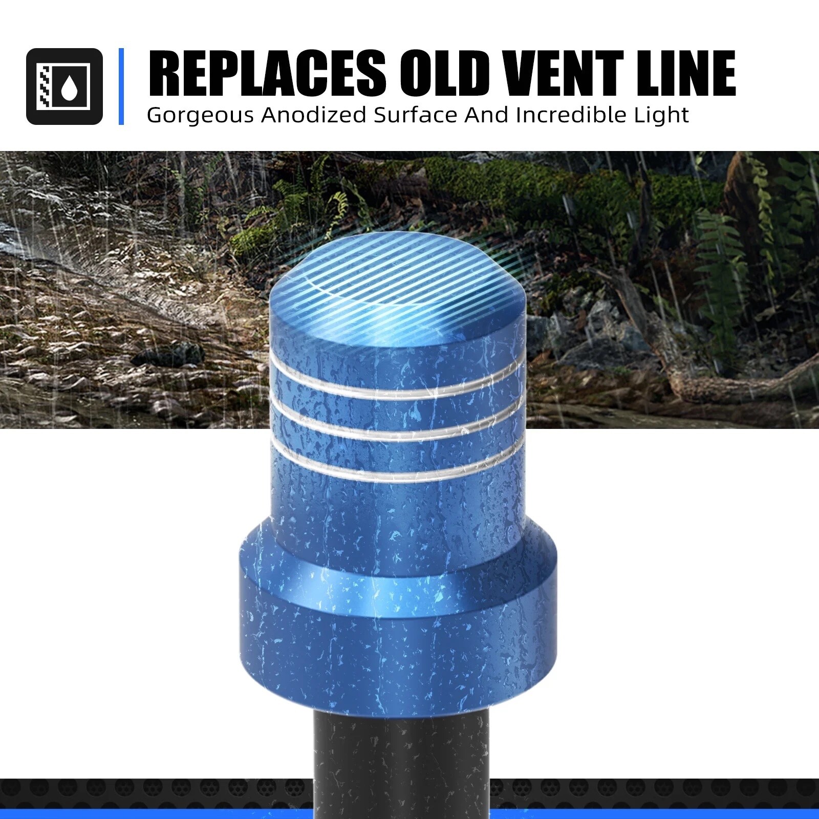 2 Yamaha ATV Raptor YFM 250R 350 Gas Cap Vent Tube Breather Line Hose Tank Lid