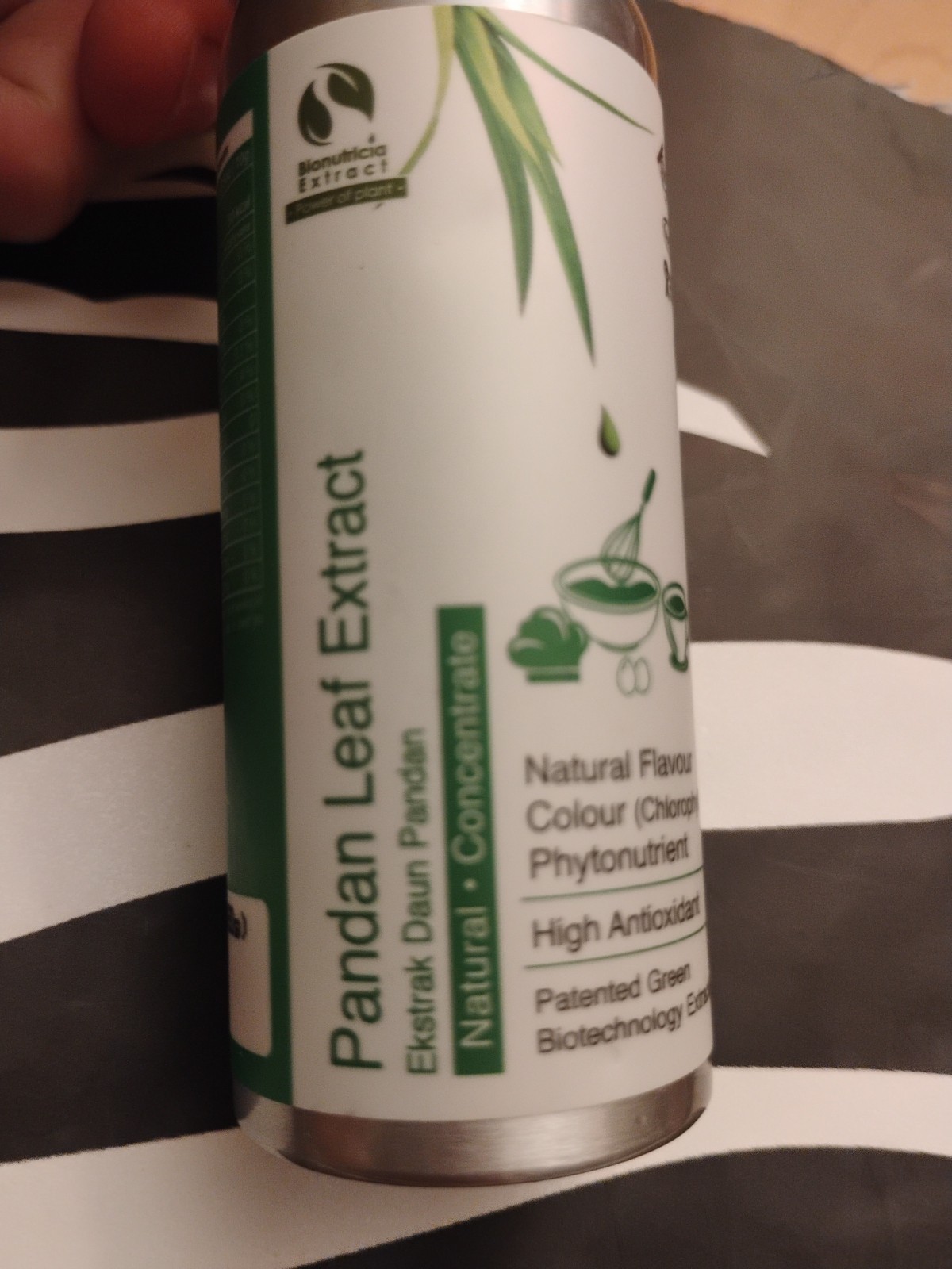 Pandan Leaf Extract Liquid Concentrate for Bakery & Beverage New Sealed