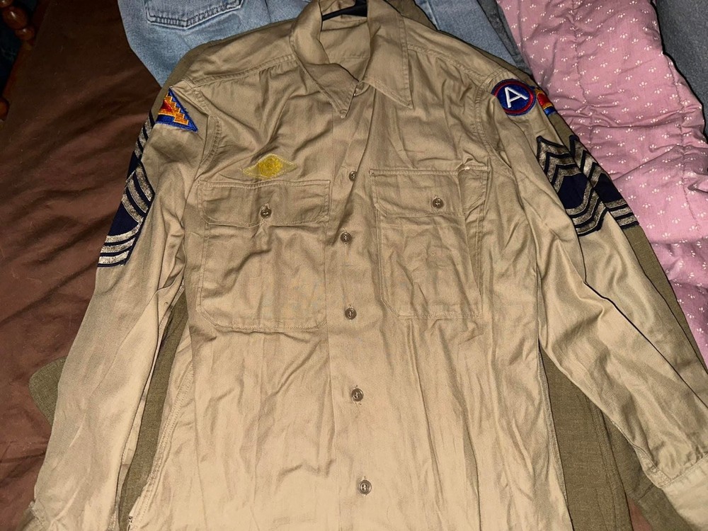 WWII US Army Sergeant Uniform Lot