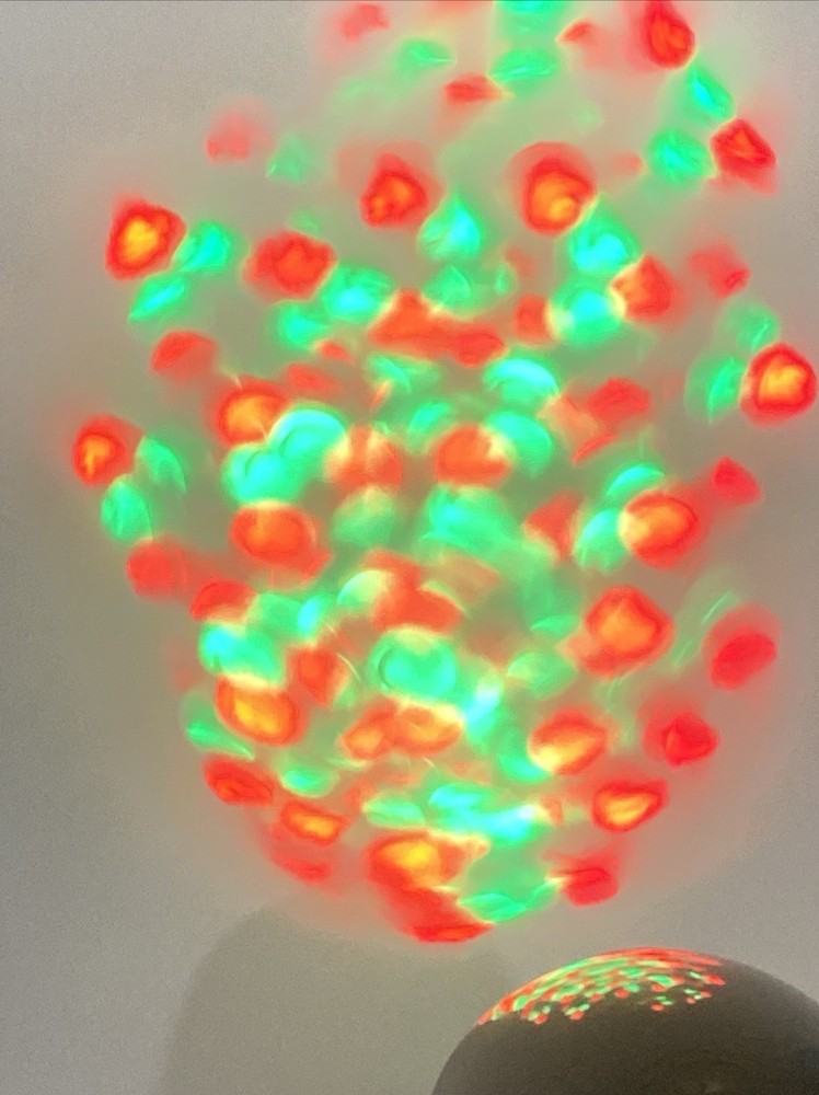 Rabbit Tanaka LED Disco Party Light Table Or Ceiling Mounted No Bulbs Needed FUN