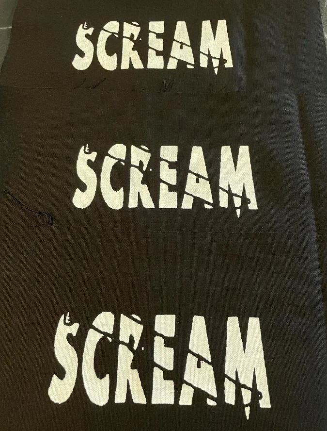 scream patch horror patches