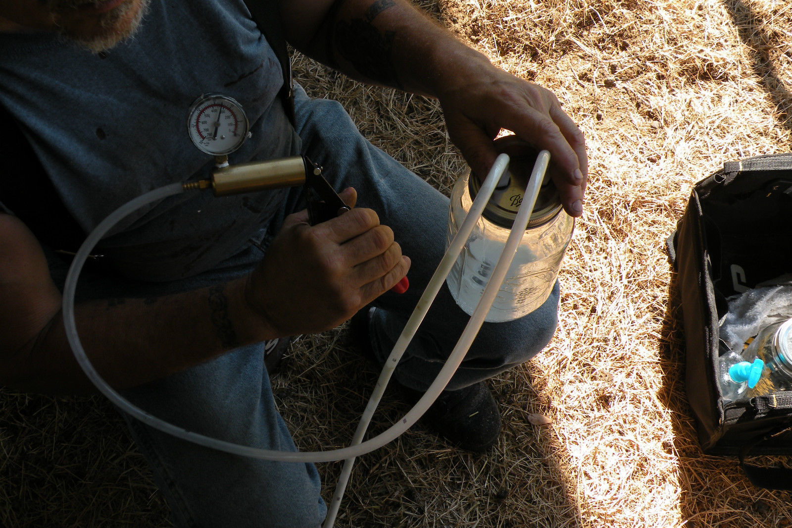 Goat-Sheep Milker Hand Vacuum Milking Machine 1/2 Gallon 2 Teat Dansha Farms™