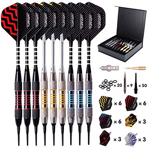 Darts Plastic Tip - Professional Soft Tip Darts Set for Electronic Tungsten