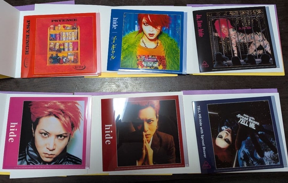 hide lottery E prize CD size clear file & sticker set