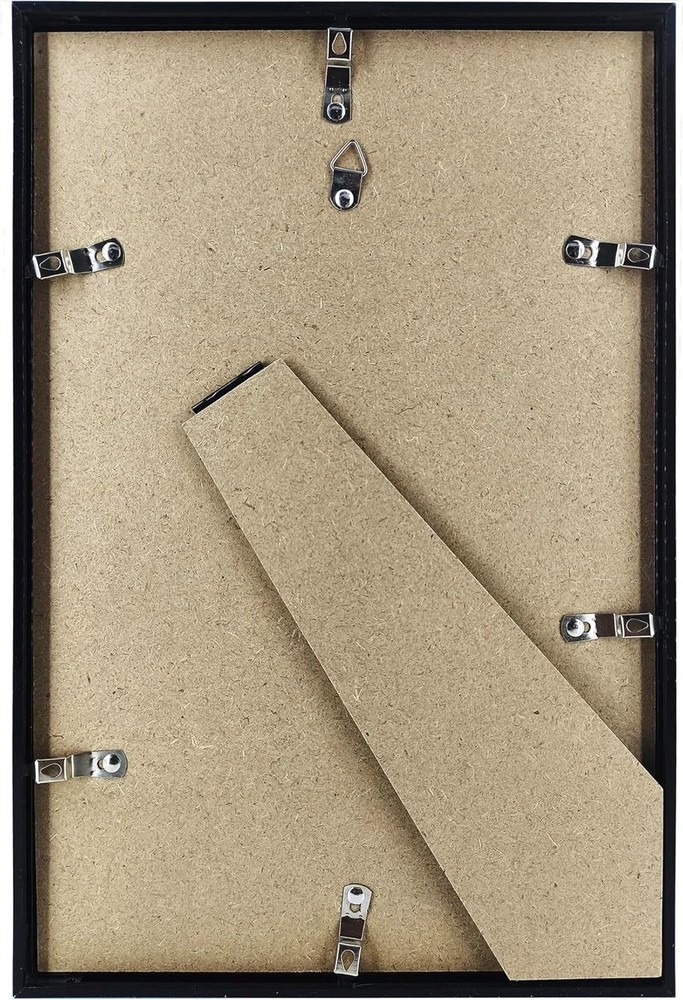 Stylish Black Comic Book Frames with UV Protection - 8 Pack Display Solution