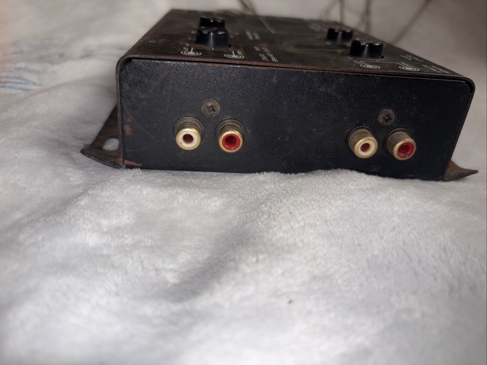 MTX RT-XO1A Electronic Crossover Used, Scratches, Rust