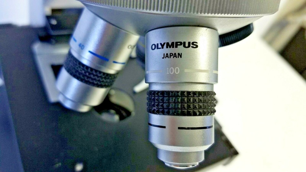 Olympus CH-2 CHS Microscope with 10X 40X 100X Objectives