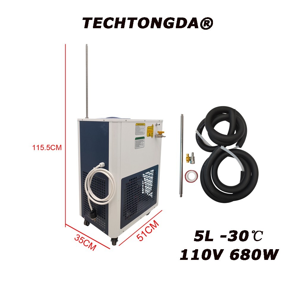 110V 5L Low Temperature -30℃ Lab Chiller Circulator Coolant Circulating Pump