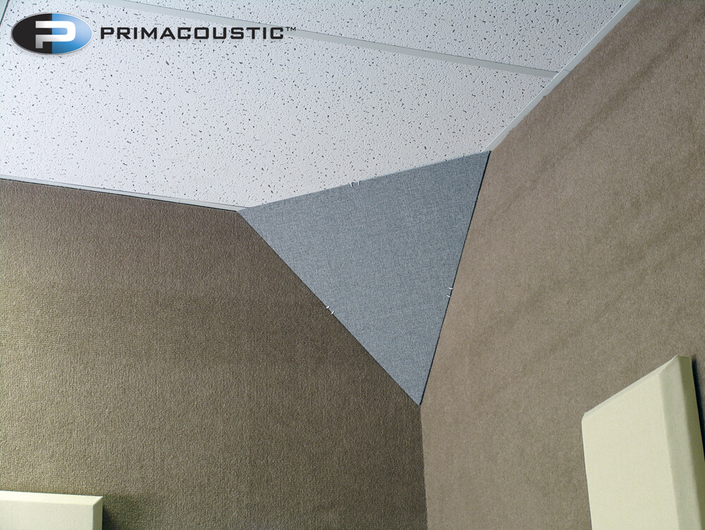 Primacoustic Cumulus Triangle Corner Trap - Gray